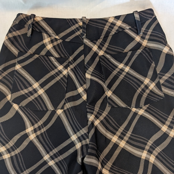 I.AM.GIA mid-rise bootcut plaid stretch pants - Picture 8 of 9